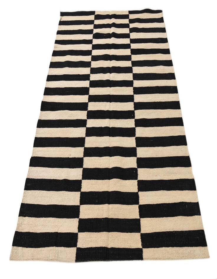 Detail image of 4' 3 x 5' 10  Hand Woven Kilim Modern Wool Rug