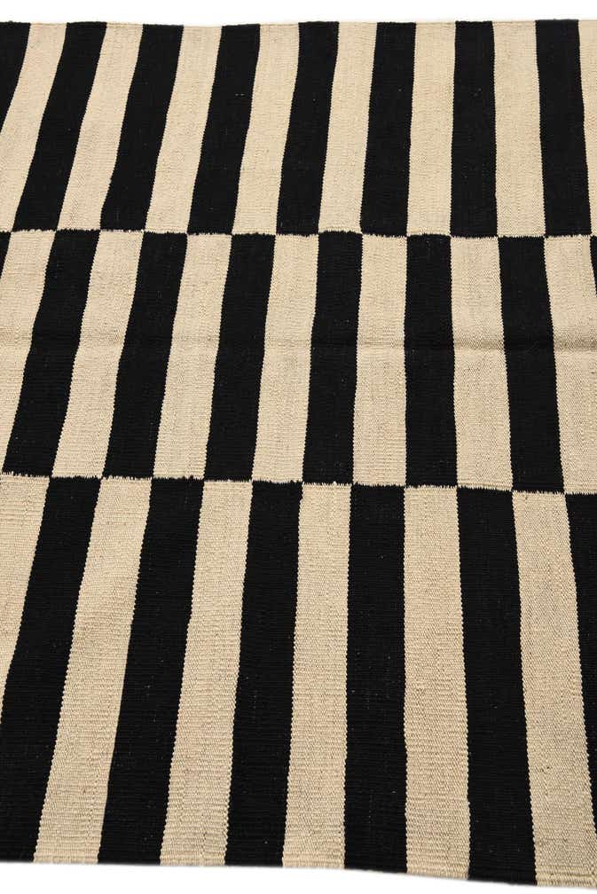 4' 2 x 6' Hand Woven Kilim Modern Wool Rug