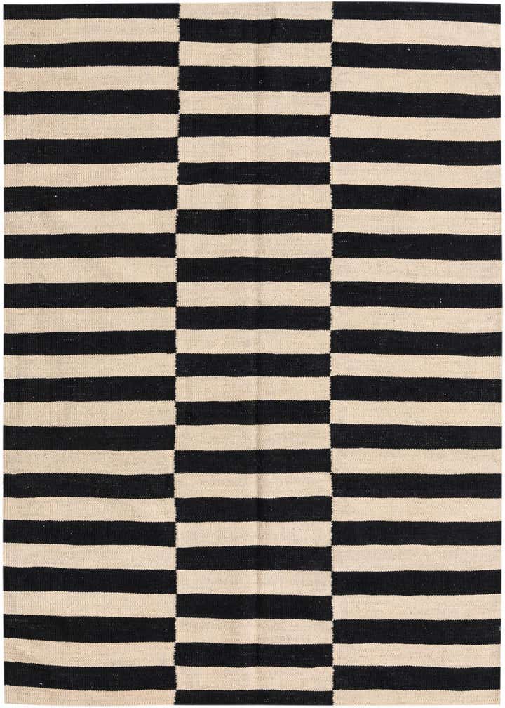 4' 2 x 6' Hand Woven Kilim Modern Wool Rug