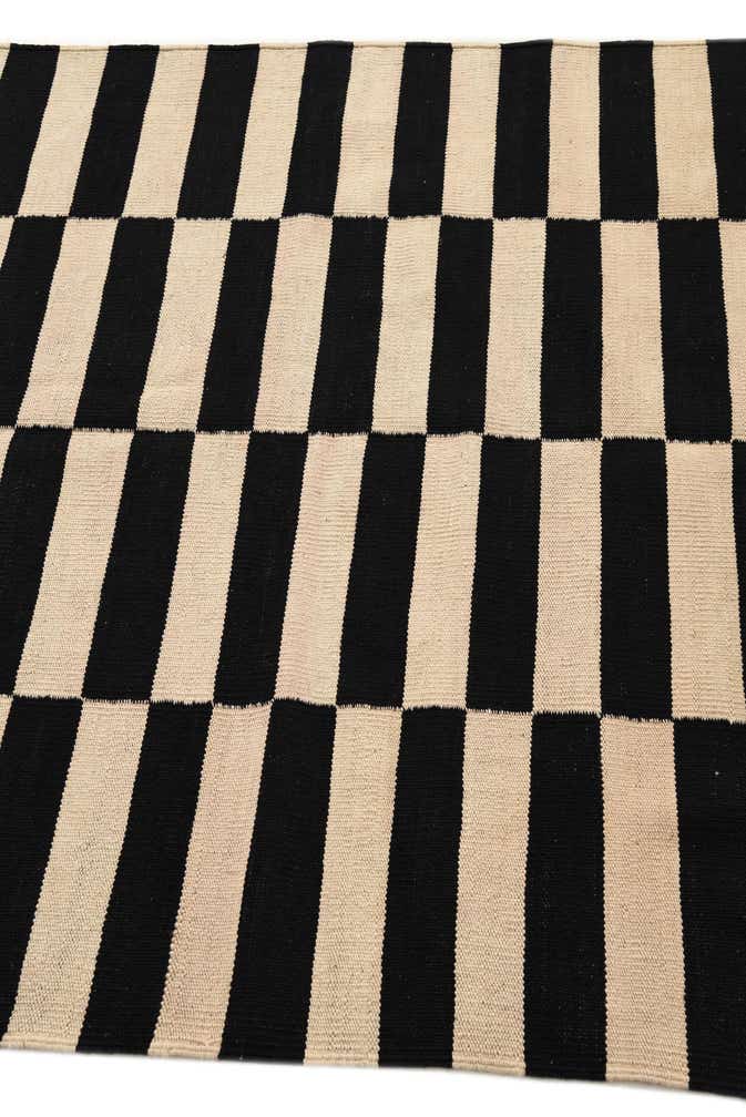 4' 1 x 5' 11 Hand Woven Kilim Modern Wool Rug