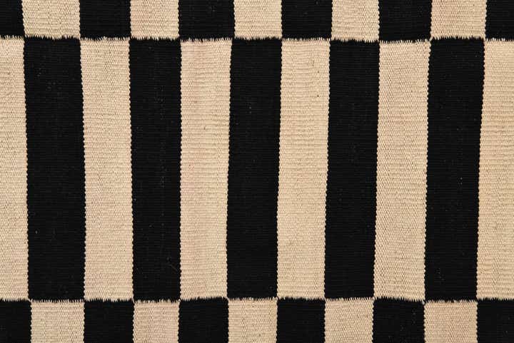4' 1 x 5' 11 Hand Woven Kilim Modern Wool Rug