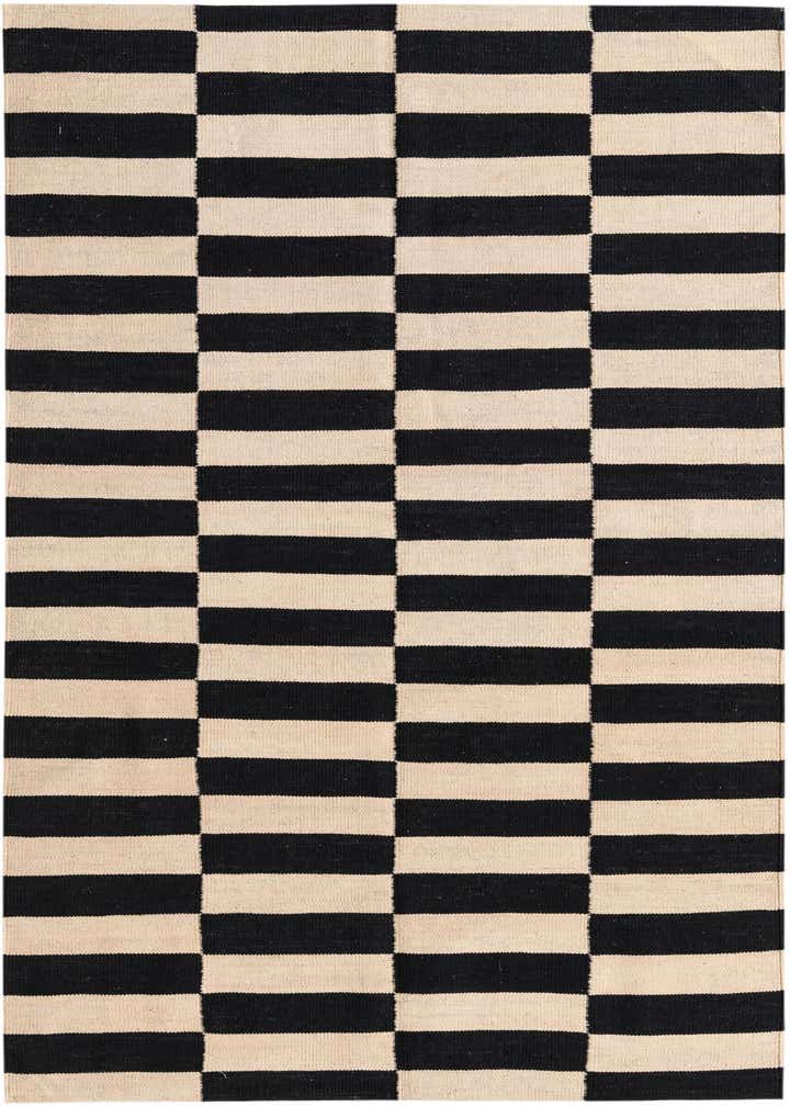 4' 1 x 5' 11 Hand Woven Kilim Modern Wool Rug