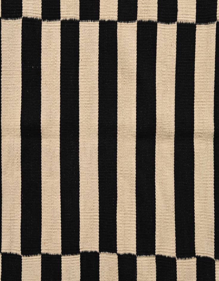 Detail image of 4' 3 x 6' 1  Hand Woven Kilim Modern Wool Rug