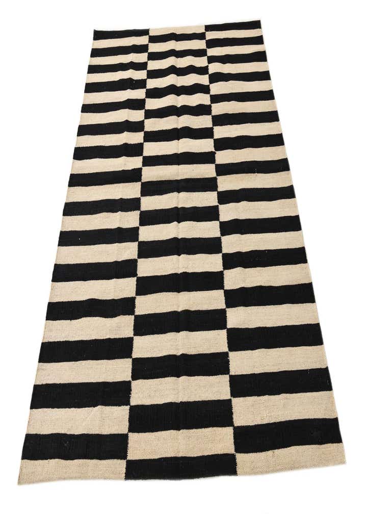 4' 3 x 5' 10 Hand Woven Kilim Modern Wool Rug