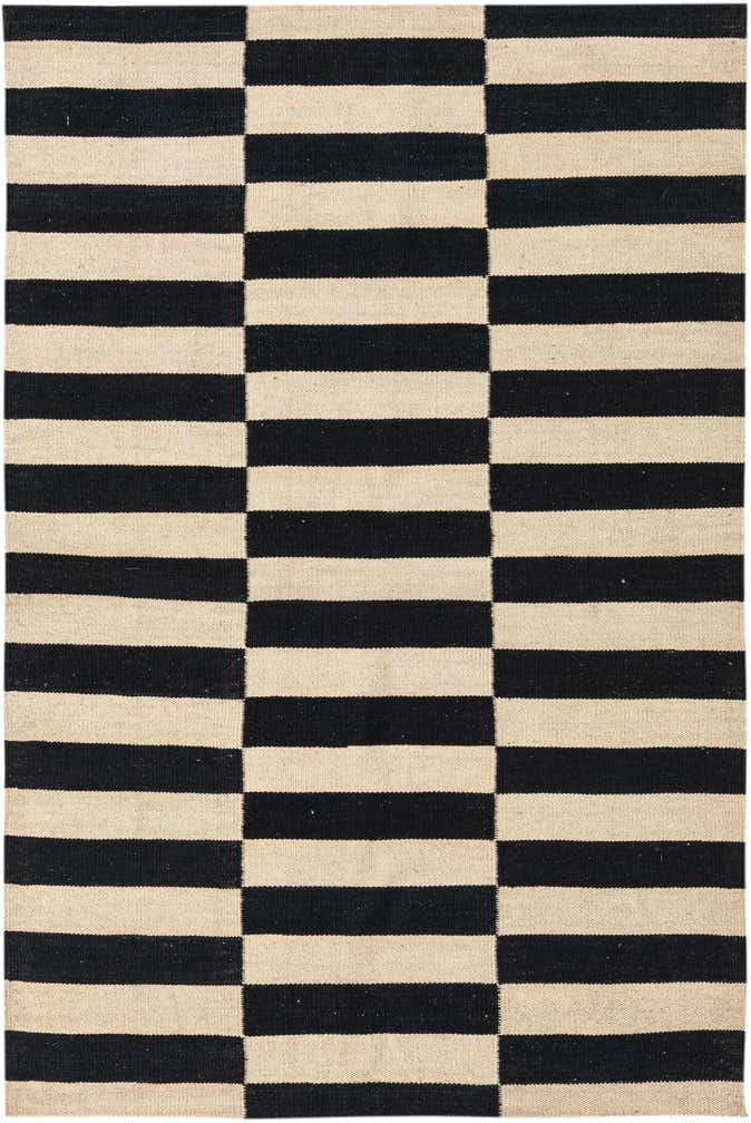 4' 3 x 5' 10 Hand Woven Kilim Modern Wool Rug