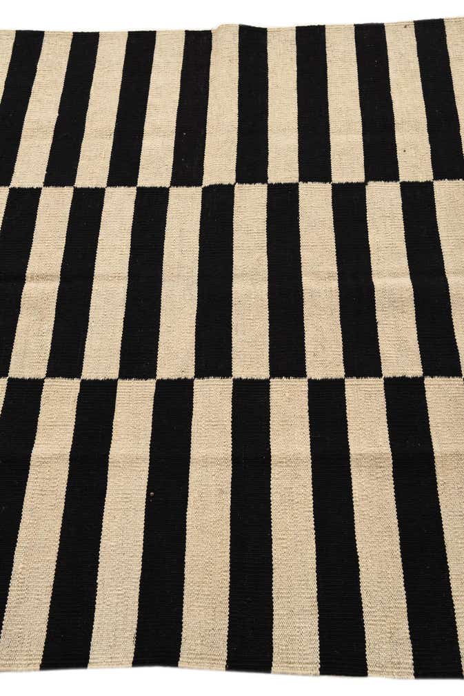 4' 3 x 5' 11 Hand Woven Kilim Modern Wool Rug