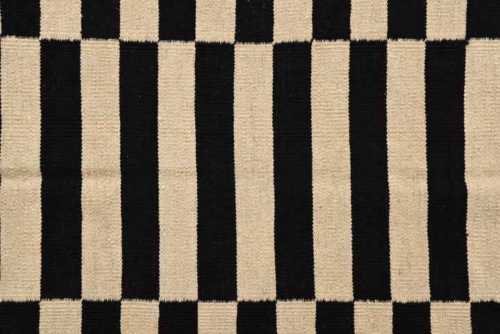 4' 3 x 5' 11 Hand Woven Kilim Modern Wool Rug