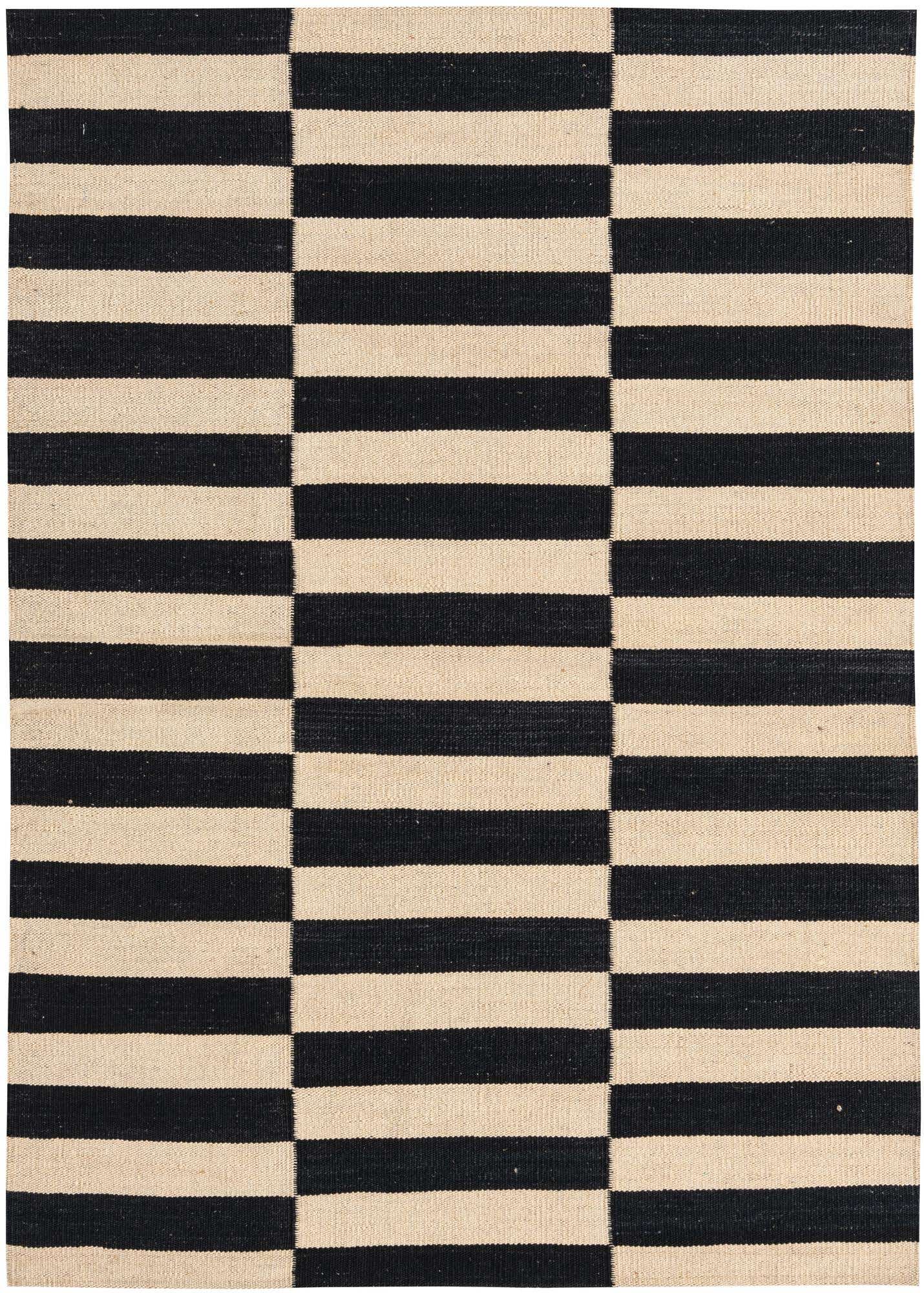 4' 3 x 5' 11 Hand Woven Kilim Modern Wool Rug