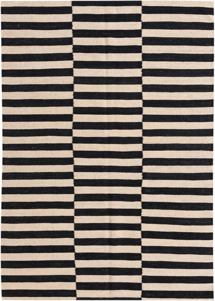 3' 6 x 6' 4 Hand Woven Kilim Modern Wool Rug