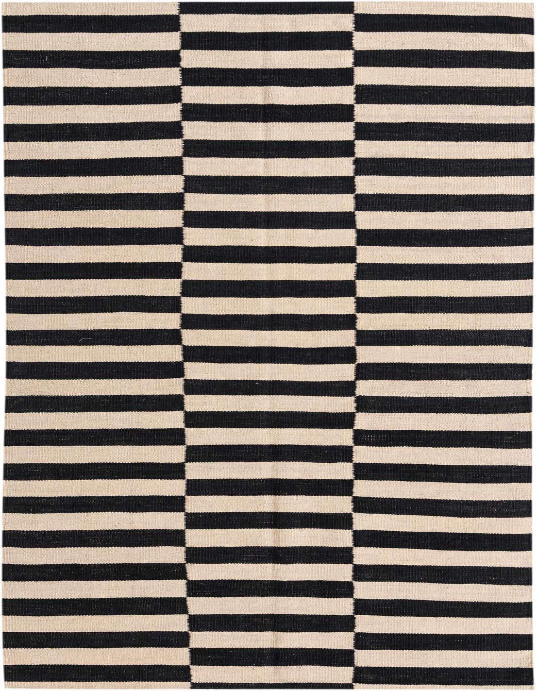 3' 6 x 6' 4 Hand Woven Kilim Modern Wool Rug
