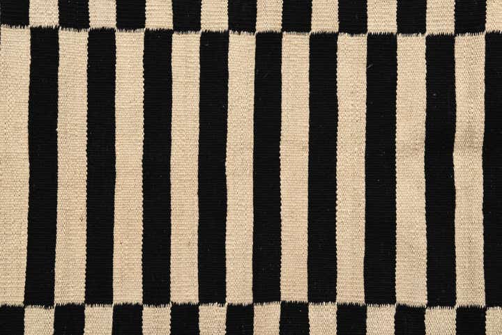 3' 5 x 4' 9 Hand Woven Kilim Modern Wool Rug