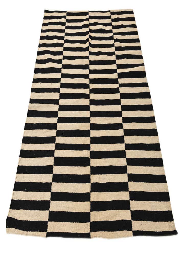 4' 11 x 6' Hand Woven Kilim Modern Wool Rug