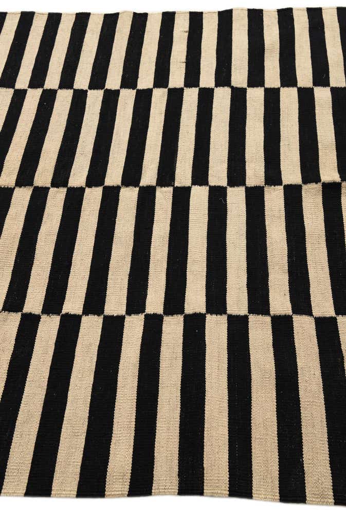 4' 11 x 6' Hand Woven Kilim Modern Wool Rug