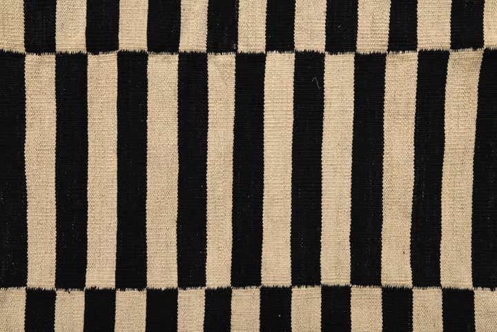 4' 11 x 6' Hand Woven Kilim Modern Wool Rug