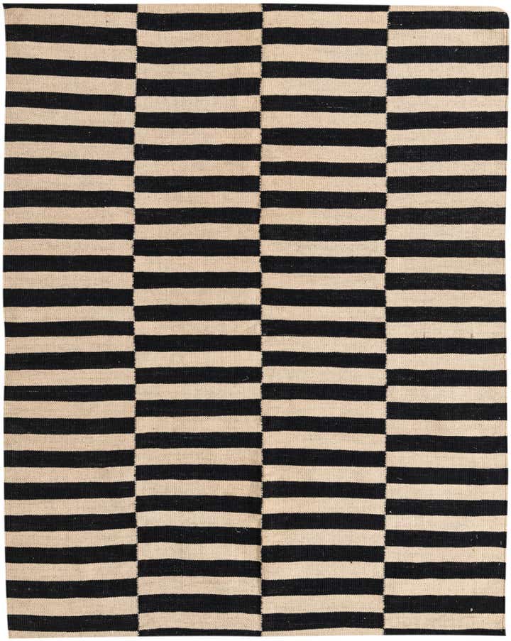 4' 11 x 6' Hand Woven Kilim Modern Wool Rug
