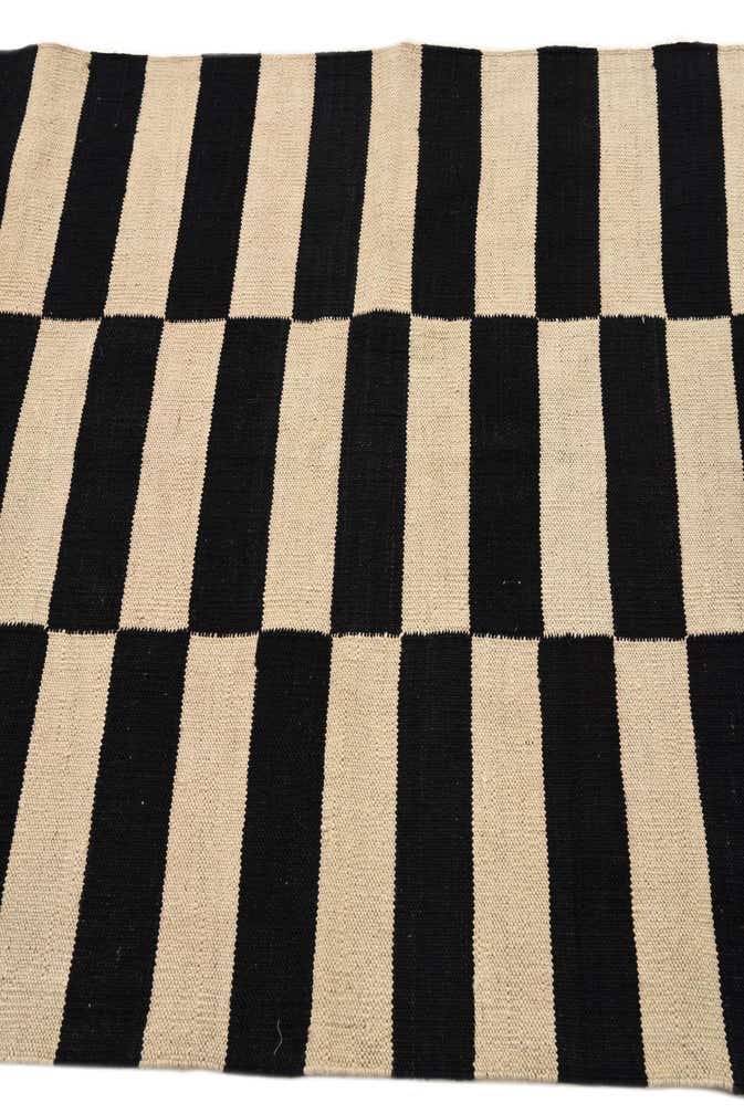 3' 6 x 4' 10 Hand Woven Kilim Modern Wool Rug