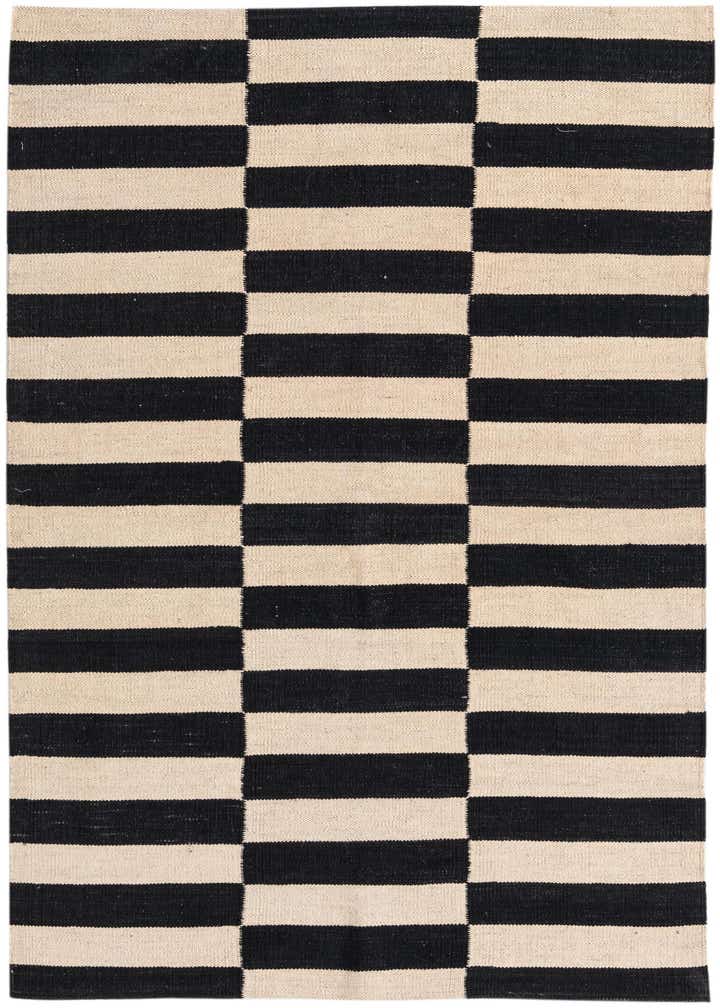 3' 6 x 4' 10 Hand Woven Kilim Modern Wool Rug