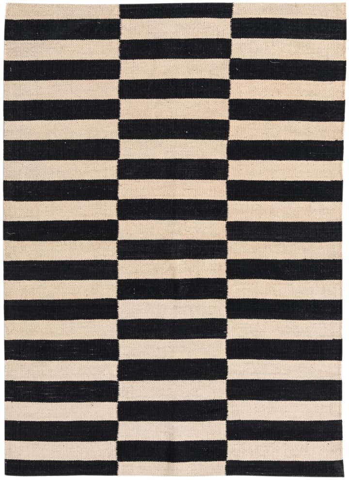 3' 6 x 4' 10 Hand Woven Kilim Modern Wool Rug