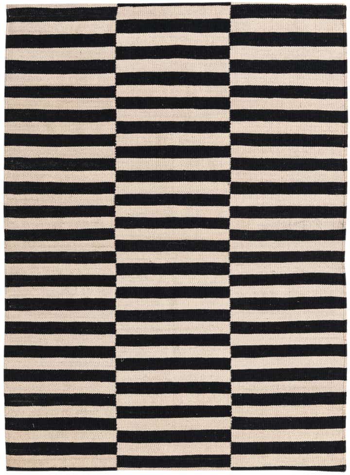 3' 4 x 4' 9 Hand Woven Kilim Modern Wool Rug