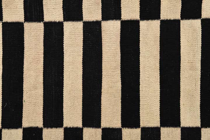 3' 4 x 4' 8 Hand Woven Kilim Modern Wool Rug