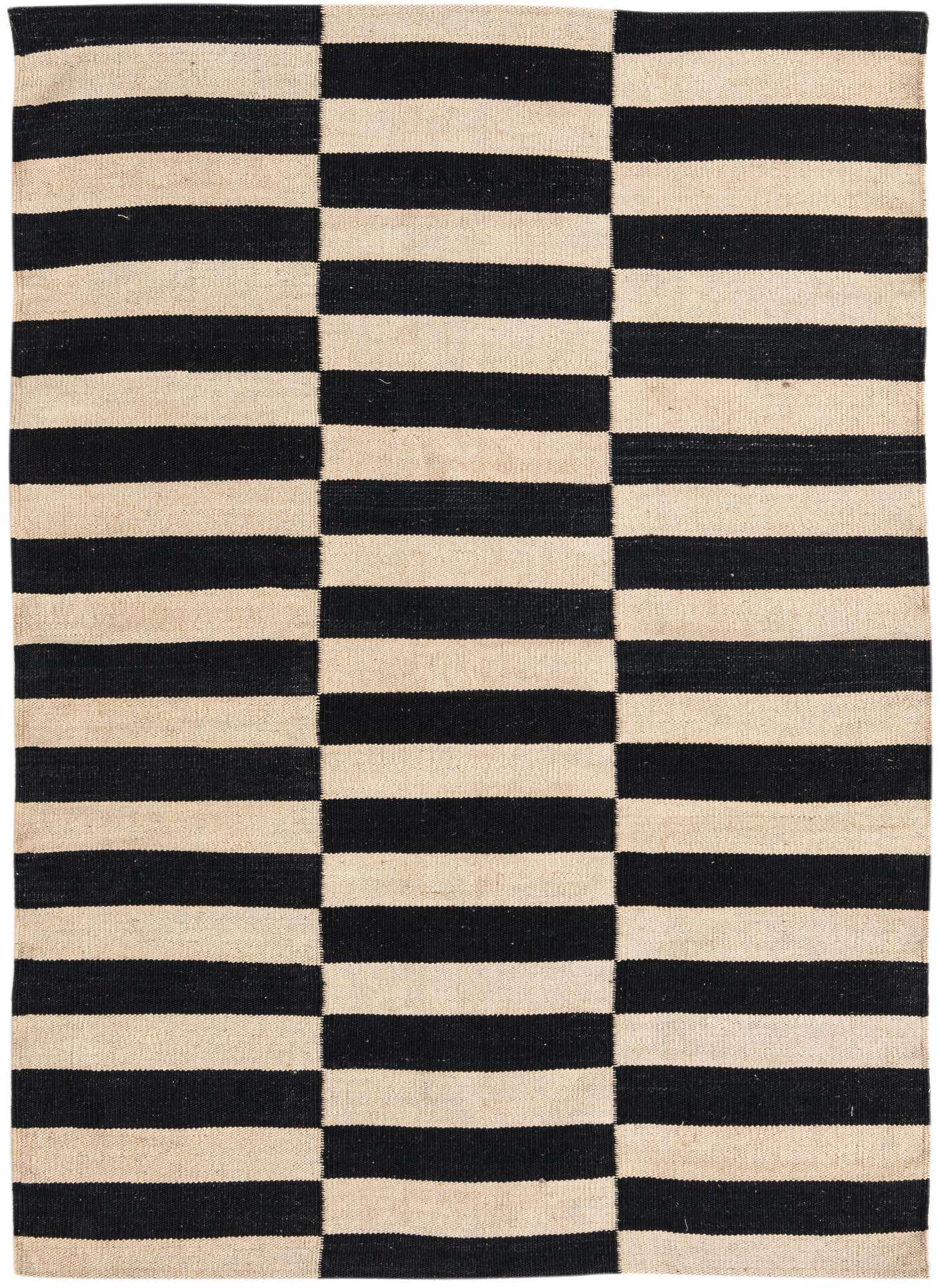 3' 4 x 4' 8 Hand Woven Kilim Modern Wool Rug