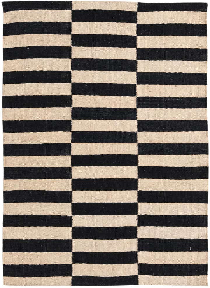 3' 4 x 4' 8 Hand Woven Kilim Modern Wool Rug