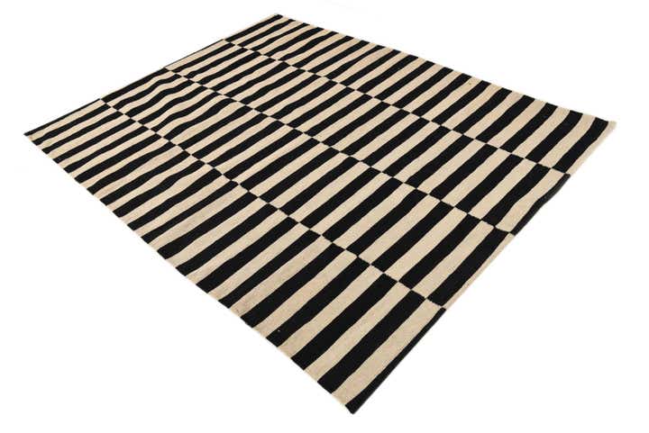 5' x 6' 4 Hand Woven Kilim Modern Wool Rug