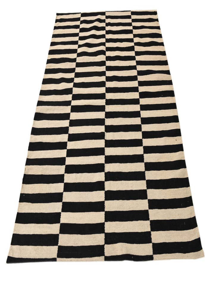 Detail image of 5' x 6' 4  Hand Woven Kilim Modern Wool Rug