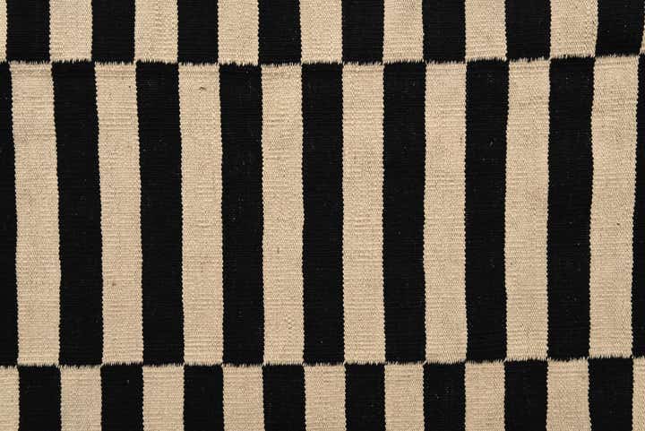 5' x 6' 4 Hand Woven Kilim Modern Wool Rug
