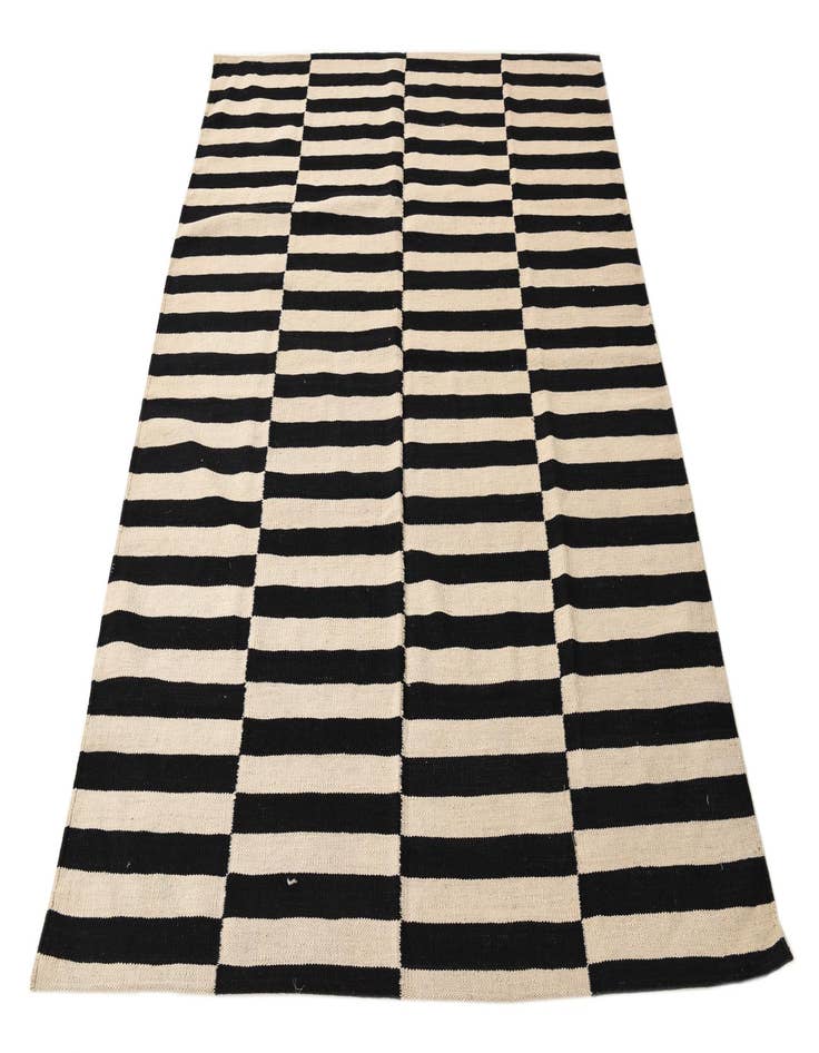 Detail image of 5' x 6' 4  Hand Woven Kilim Modern Wool Rug