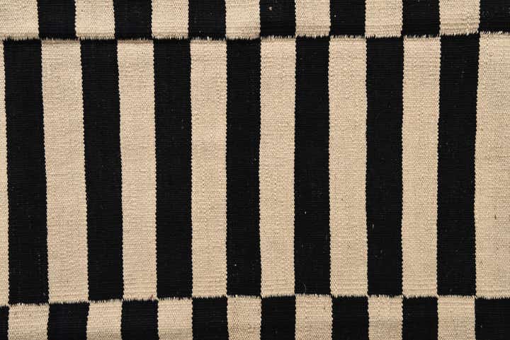 5' x 6' 4 Hand Woven Kilim Modern Wool Rug