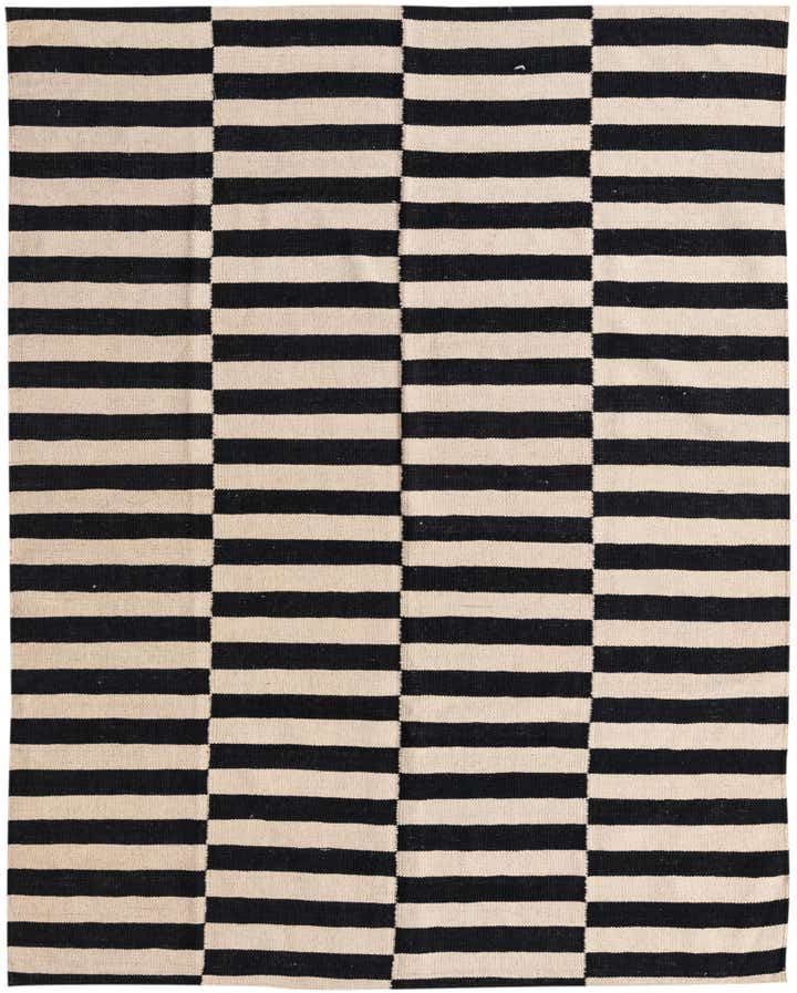 5' x 6' 4 Hand Woven Kilim Modern Wool Rug