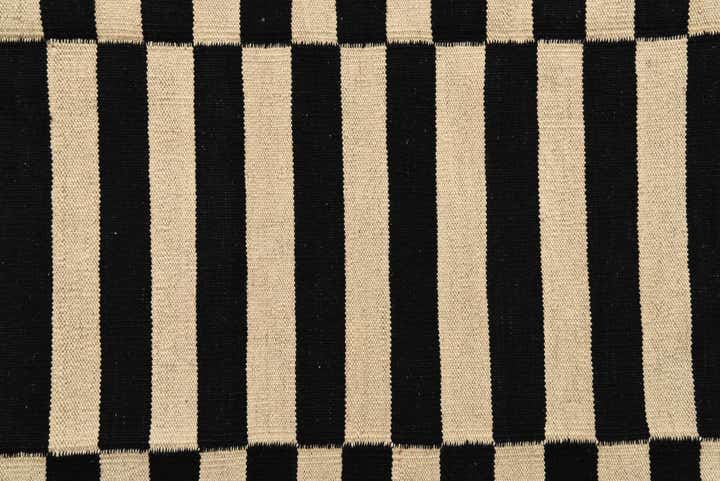 5' 2 x 6' 4 Hand Woven Kilim Modern Wool Rug
