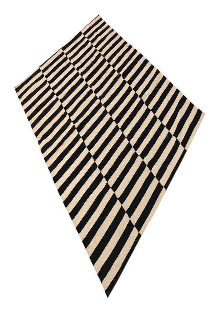 4' 10 x 6' 4 Hand Woven Kilim Modern Wool Rug