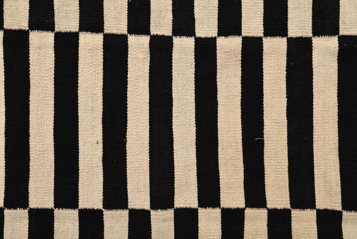 4' 10 x 6' 4 Hand Woven Kilim Modern Wool Rug