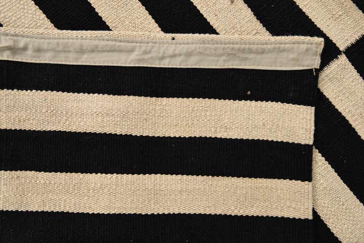 4' 10 x 6' 4 Hand Woven Kilim Modern Wool Rug