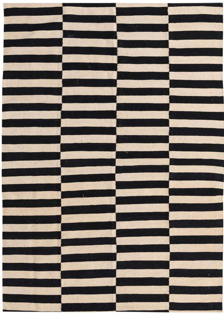 4' 10 x 6' 4 Hand Woven Kilim Modern Wool Rug