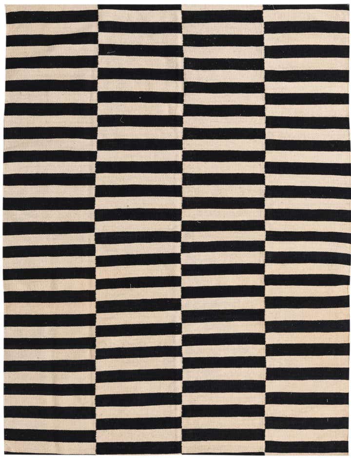 4' 10 x 6' 4 Hand Woven Kilim Modern Wool Rug