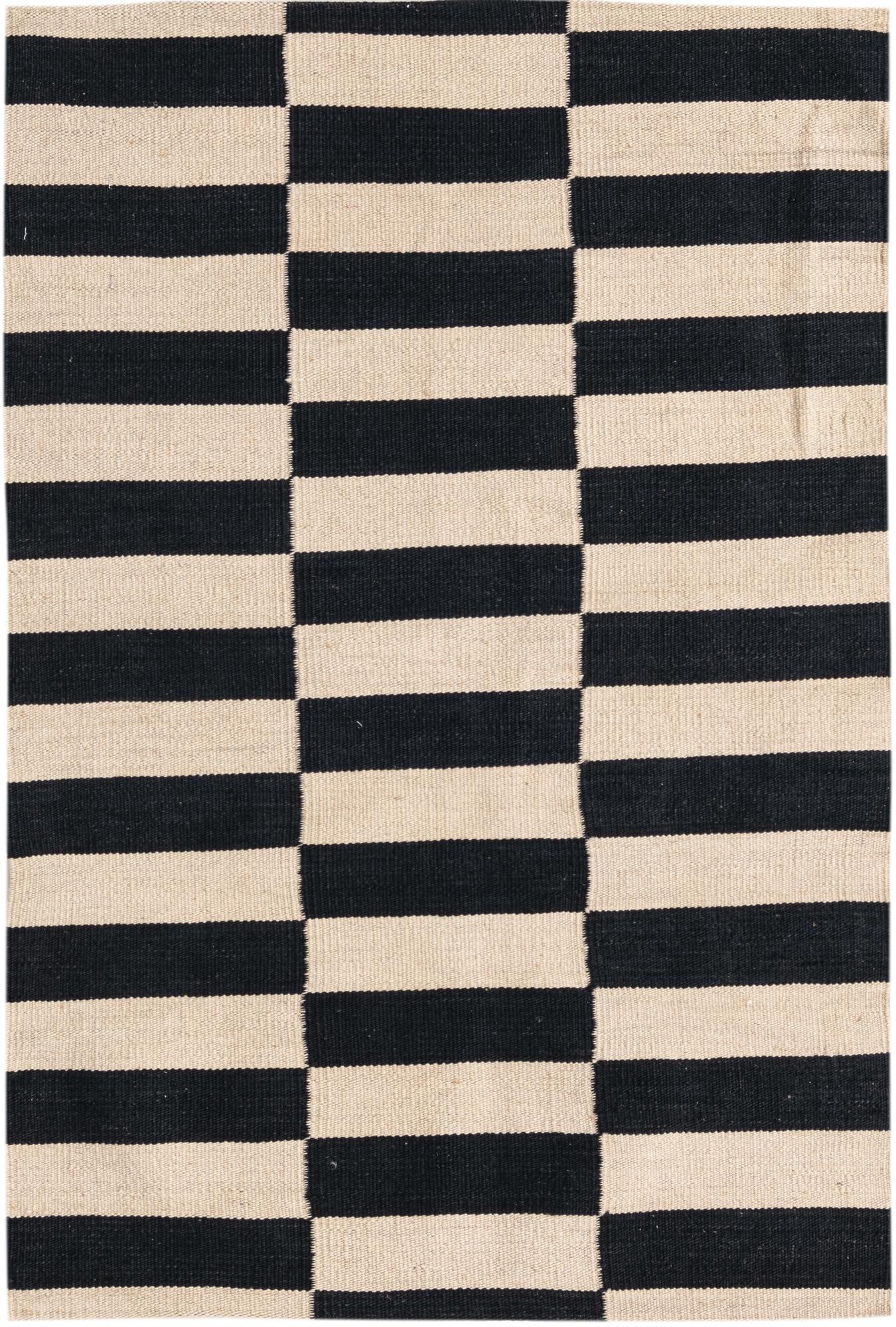 2' 7 x 3' 10 Hand Woven Kilim Modern Wool Rug