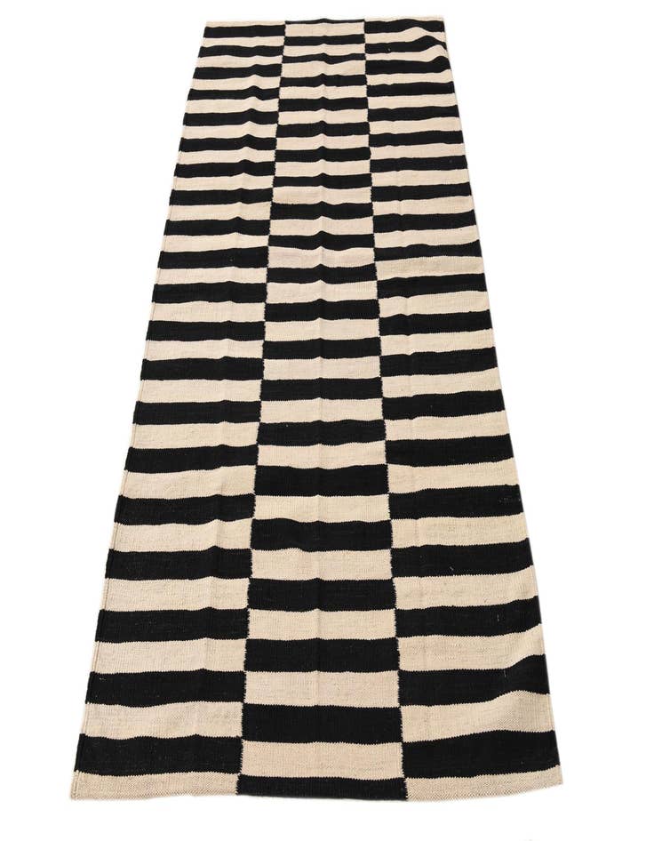 Detail image of 3' 6 x 6' 4  Hand Woven Kilim Modern Wool Rug