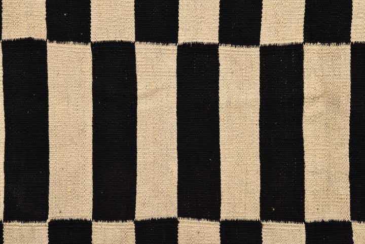 2' 7 x 3' 10 Hand Woven Kilim Modern Wool Rug