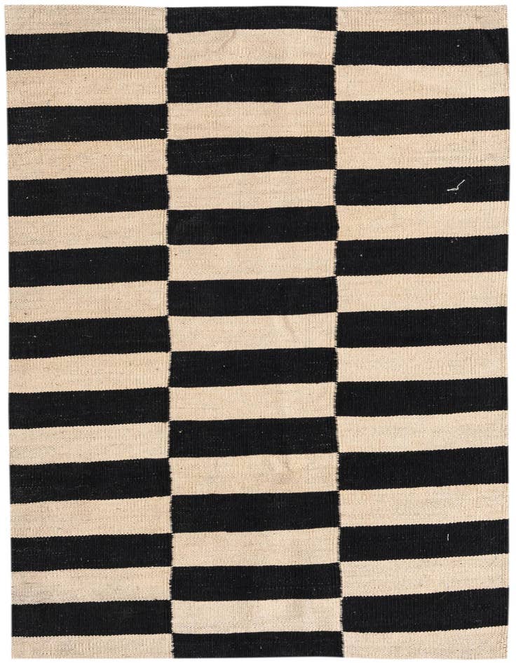 Detail image of 2' 7 x 3' 10 Hand Woven Kilim Modern Wool Rug