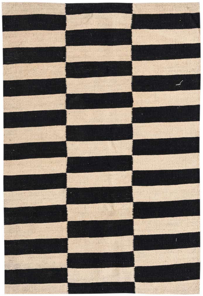 2' 7 x 3' 10 Hand Woven Kilim Modern Wool Rug