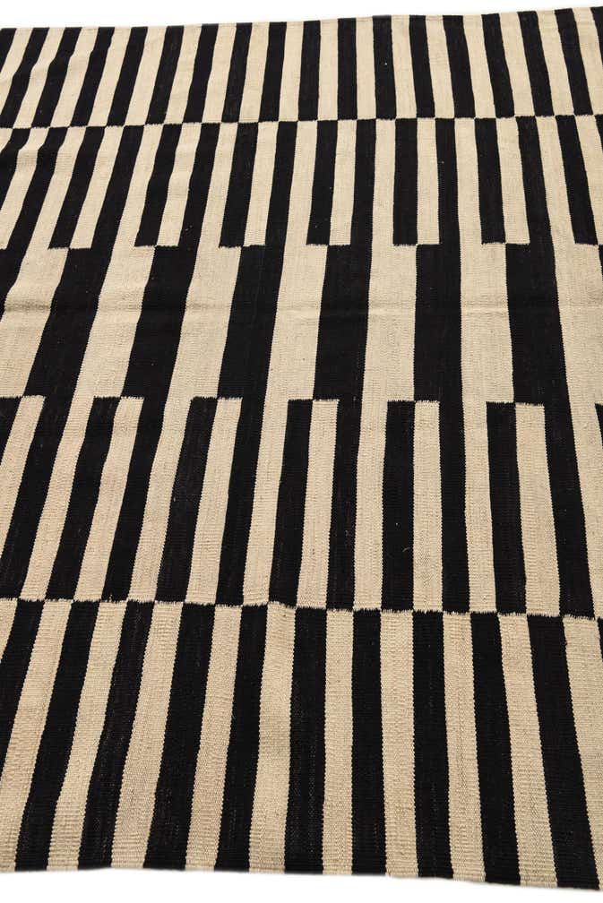 5' 11 x 7' 7 Hand Woven Kilim Modern Wool Rug