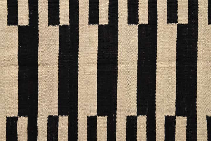 5' 11 x 7' 7 Hand Woven Kilim Modern Wool Rug