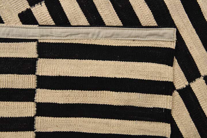5' 11 x 7' 7 Hand Woven Kilim Modern Wool Rug