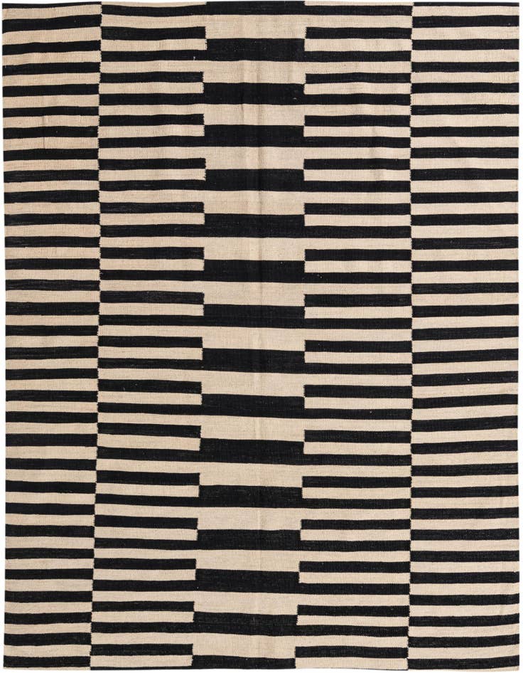 Detail image of 5' 11 x 7' 7 Hand Woven Kilim Modern Wool Rug