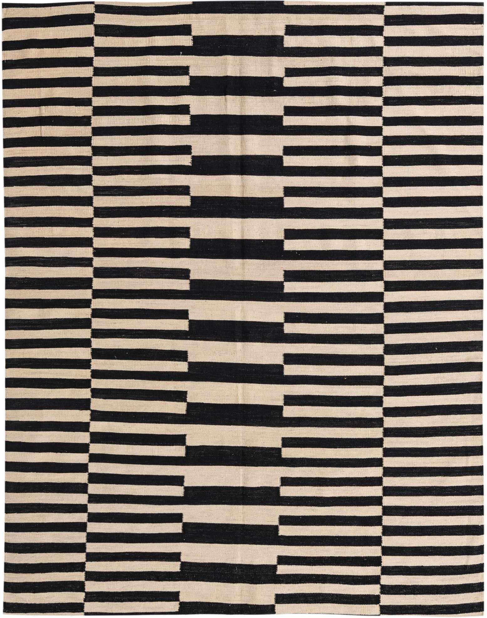 5' 11 x 7' 7 Hand Woven Kilim Modern Wool Rug
