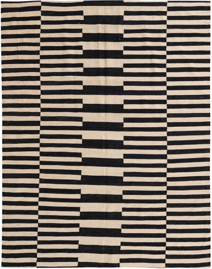 Detail image of 5' 11 x 7' 7 Hand Woven Kilim Modern Wool Rug