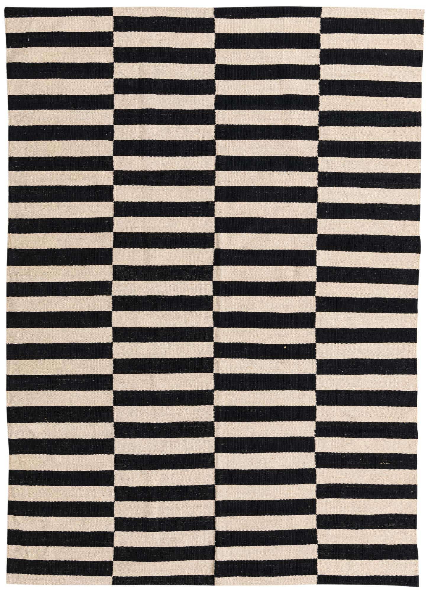 5' 6 x 7' 10 Hand Woven Kilim Modern Wool Rug